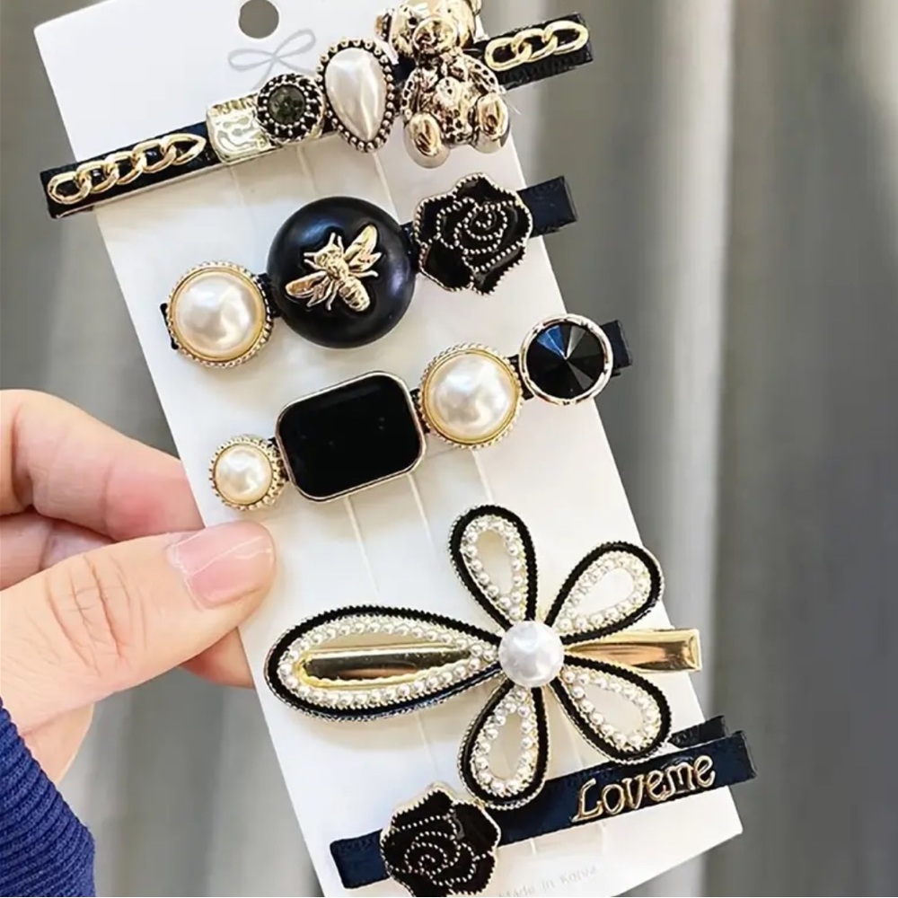 Elegant Hair Clip 5PC Set